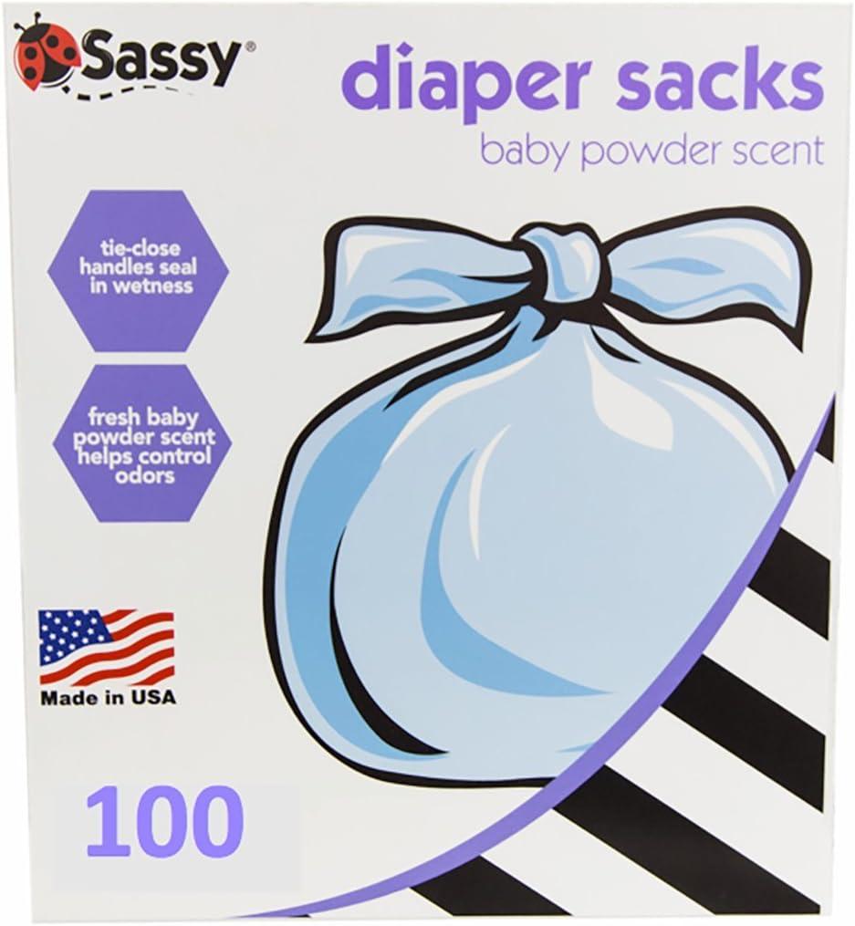 image:imageSassy Baby Disposable Diaper Sacks 200 Count Packaging may varyBlue