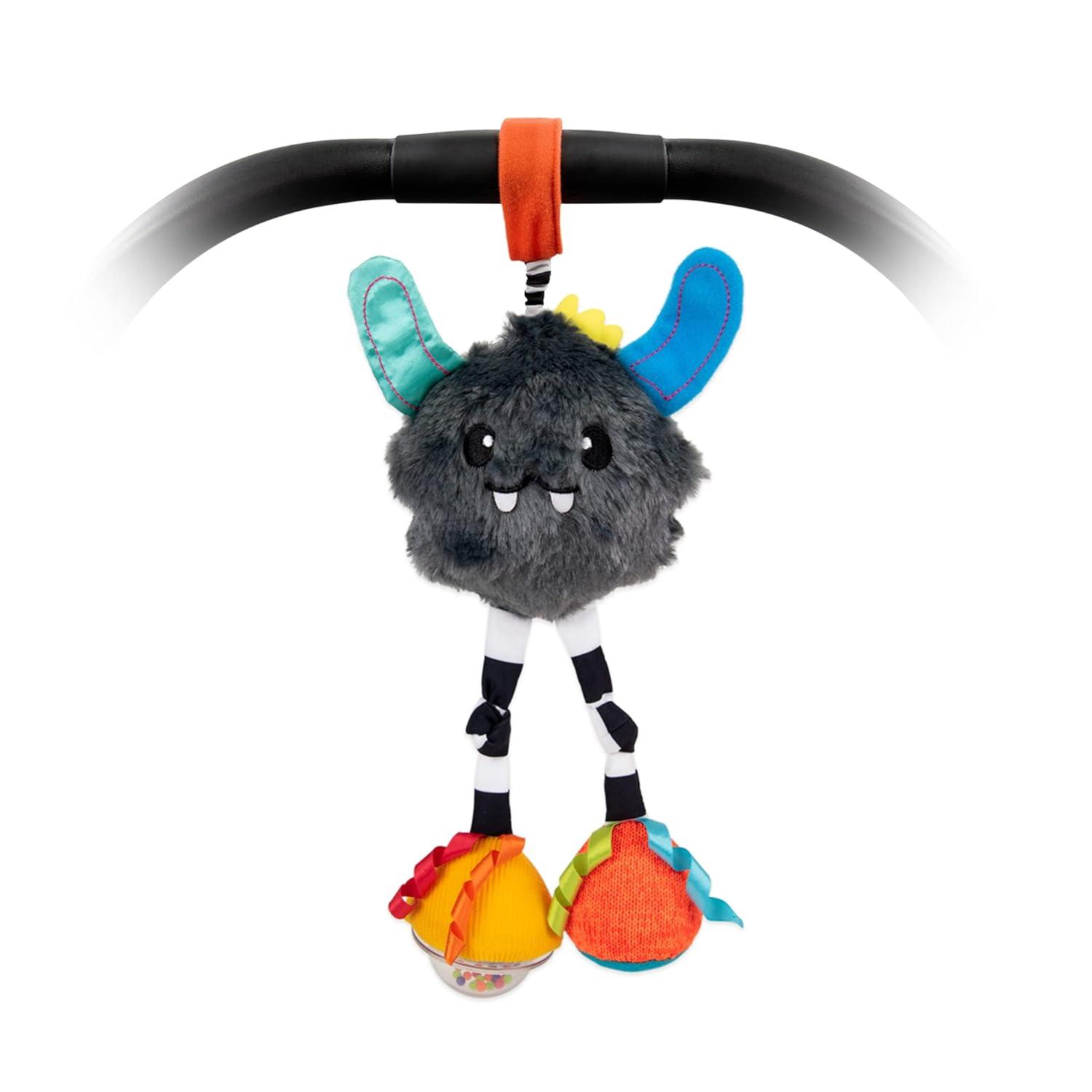 image:imageSassy Confetti Yeti Chime Toy Hanging Developmental Attachable Toy Ages 0 Months and Up