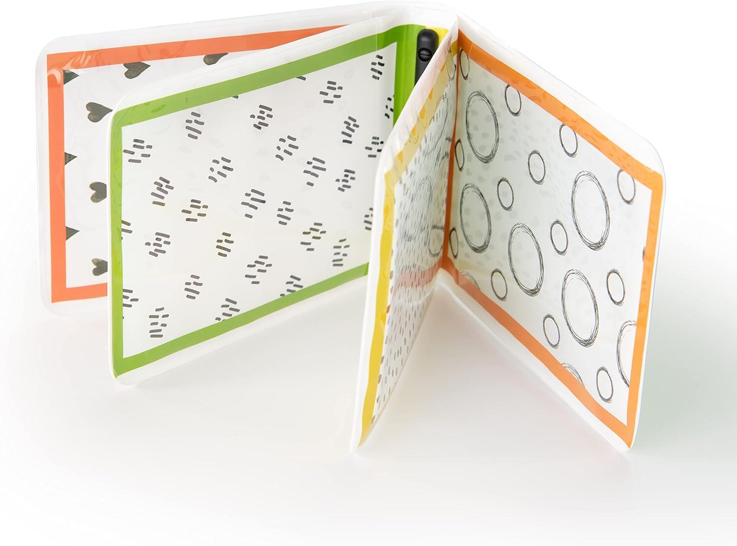 image:imageSassy Developmental Look Book Photo Album High Contrast Colors and Patterns Drool Resistant Pages Hold Photos 0 Months1 Count Pack of 1