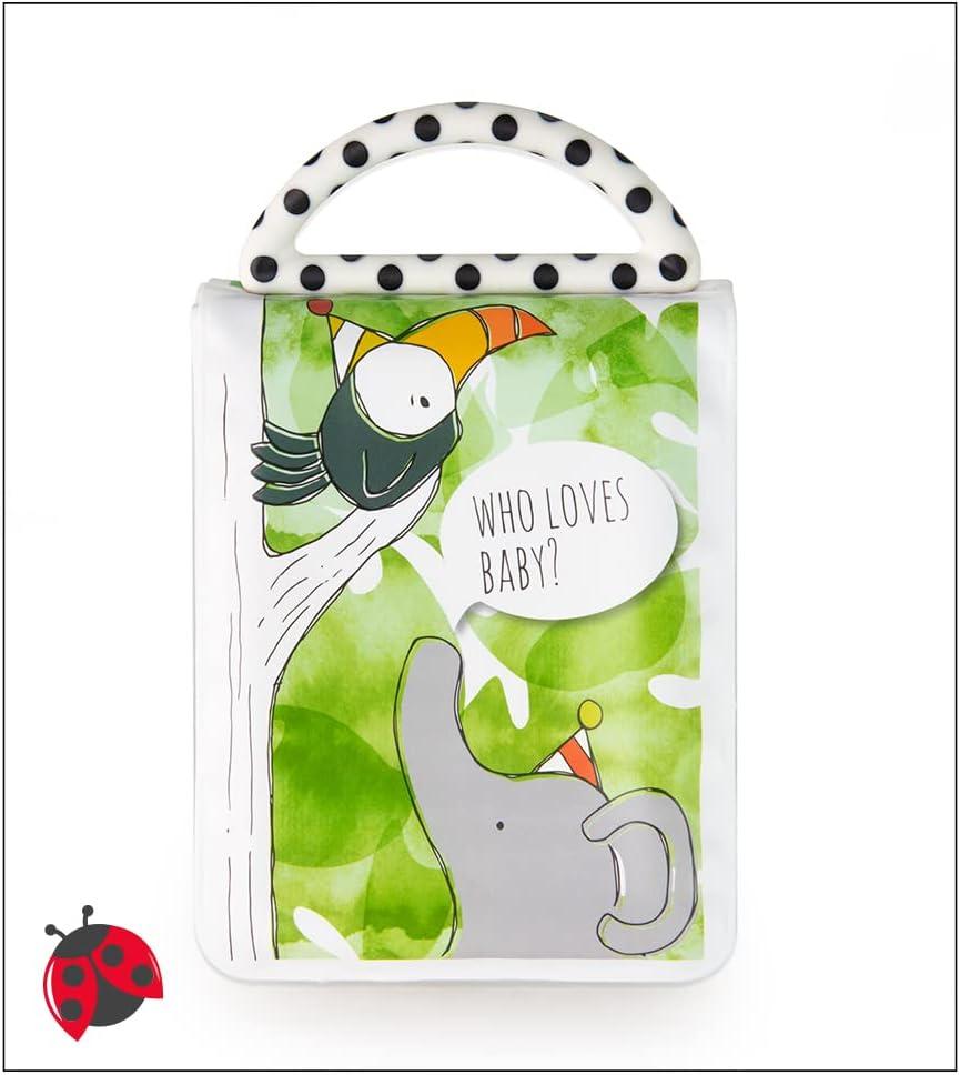 image:imageSassy Developmental Look Book Photo Album High Contrast Colors and Patterns Drool Resistant Pages Hold Photos 0 Months1 Count Pack of 1