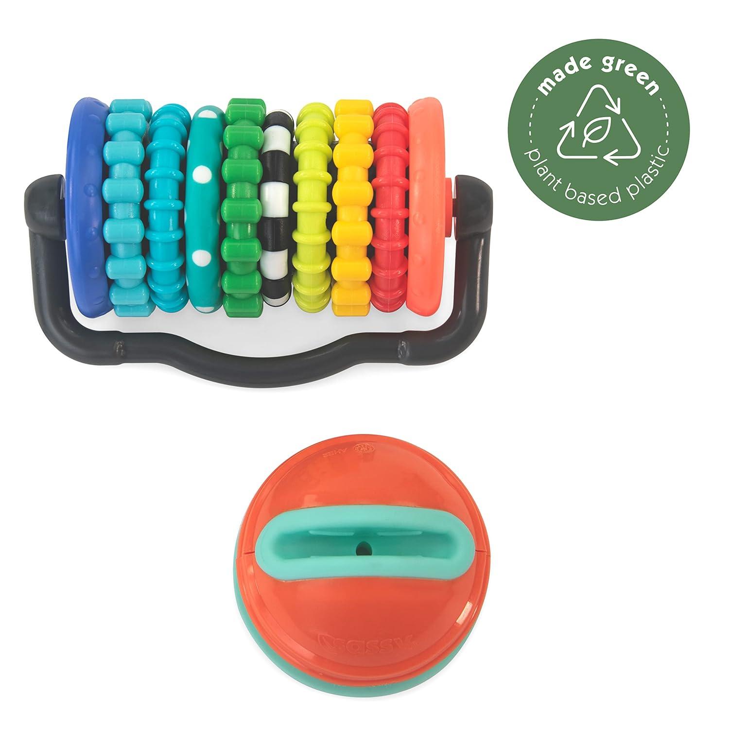 image:imageSassy Eco Rings Around Tray Toy Made Green with PlantBased Plastic 6 Months