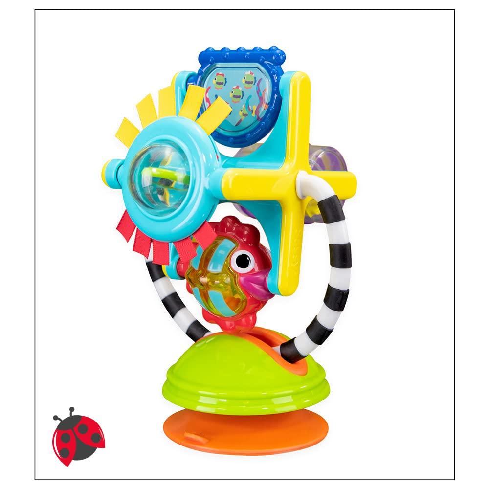 image:imageSassy Fishy Fascination Station 2in1 Suction Cup High Chair Toy Developmental Tray Toy for Early Learning Ages 6 MonthsFishy Fascination