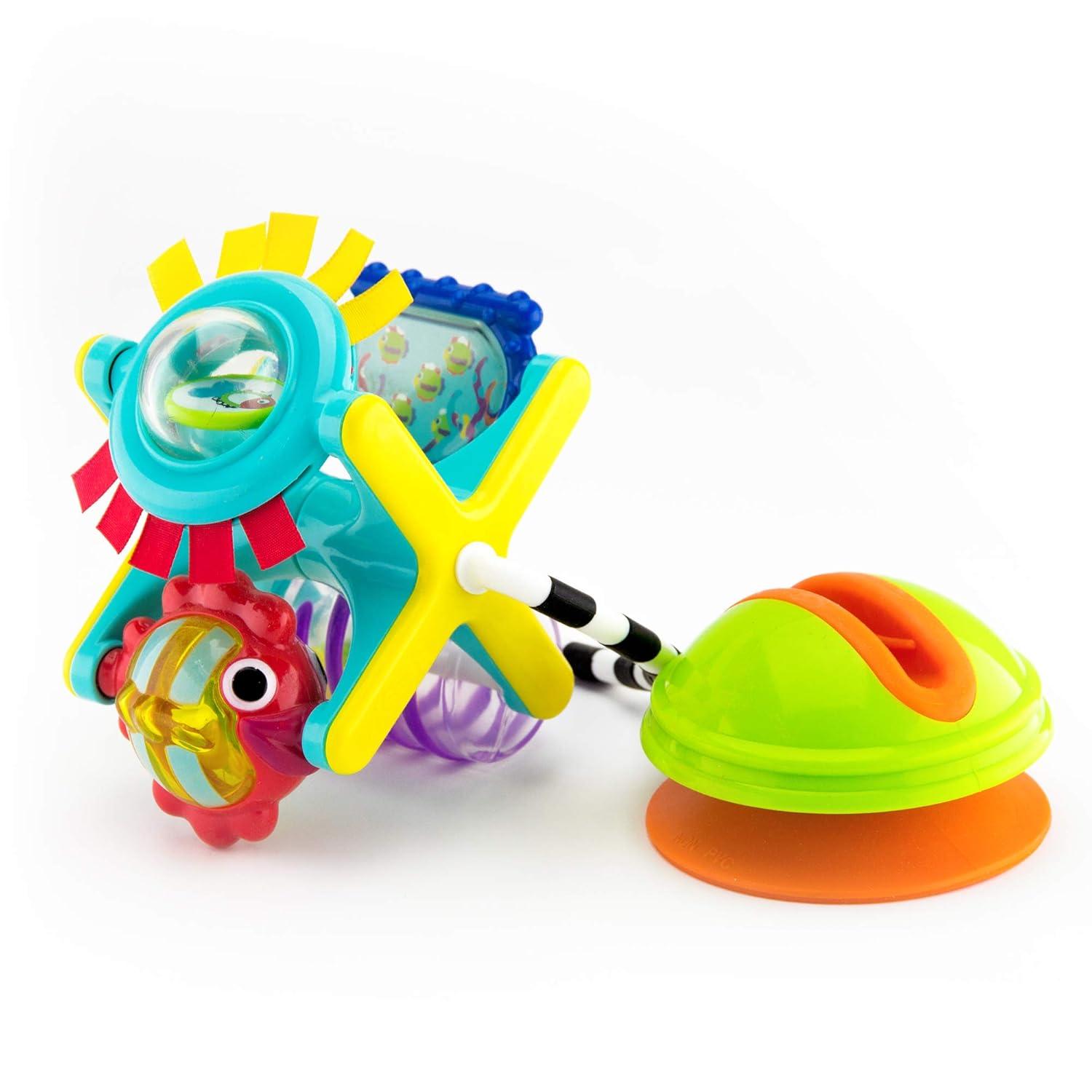 image:imageSassy Fishy Fascination Station 2in1 Suction Cup High Chair Toy Developmental Tray Toy for Early Learning Ages 6 MonthsFishy Fascination