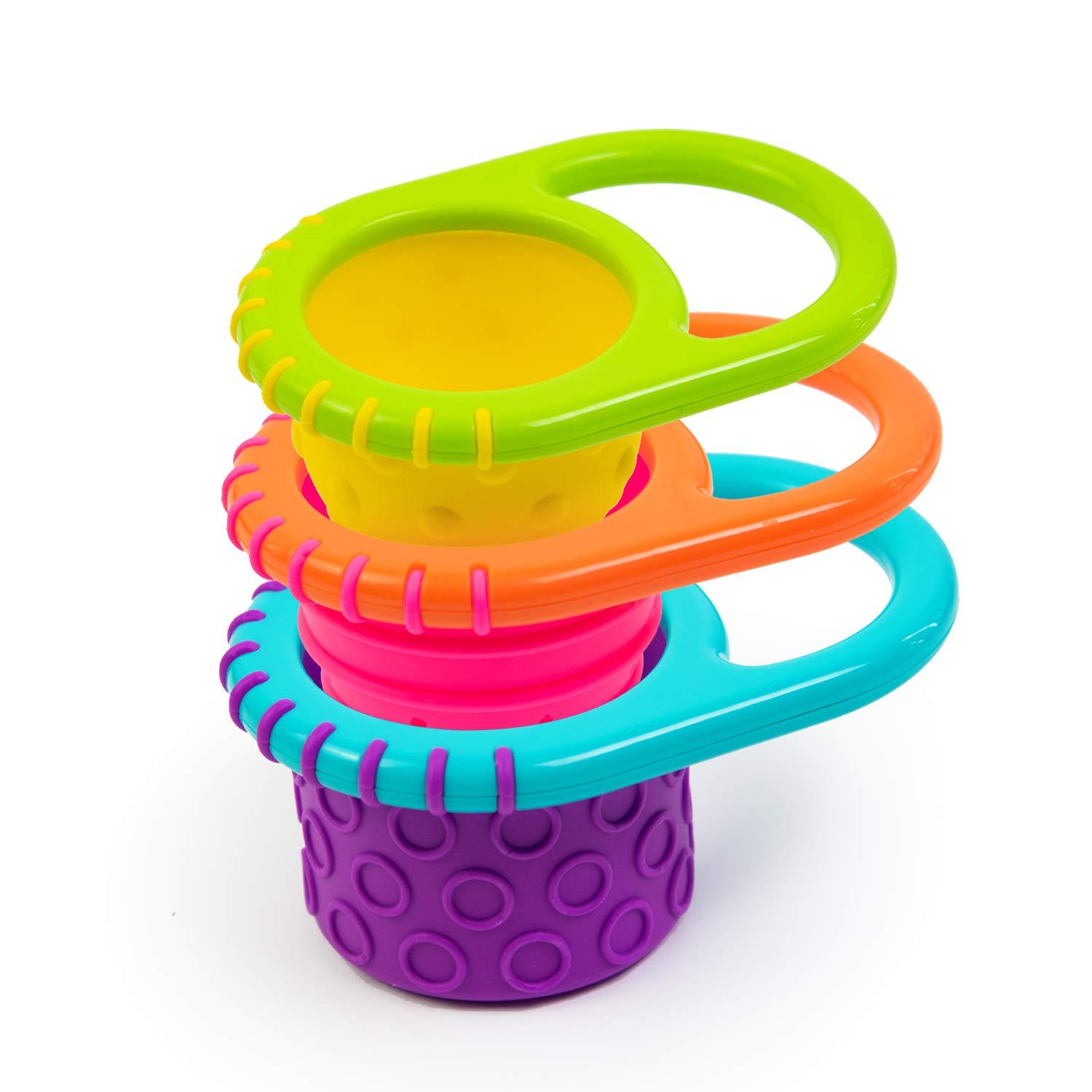 image:imageSassy Flex amp Fill Cups 3Piece Bath Toys