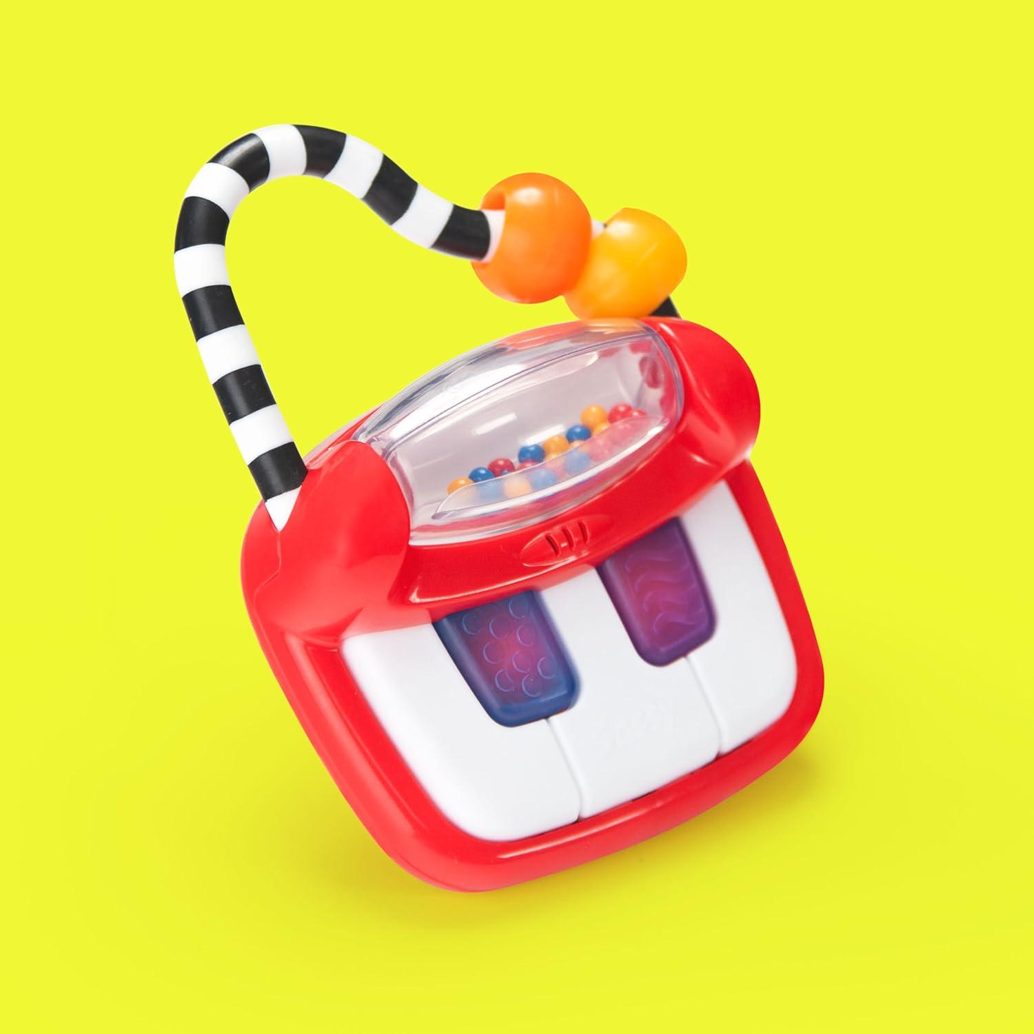 image:imageSassy Keyboard Classics Developmental Toy 3 Months BabySized Piano with a Handle for Music On The Go Batteries Included