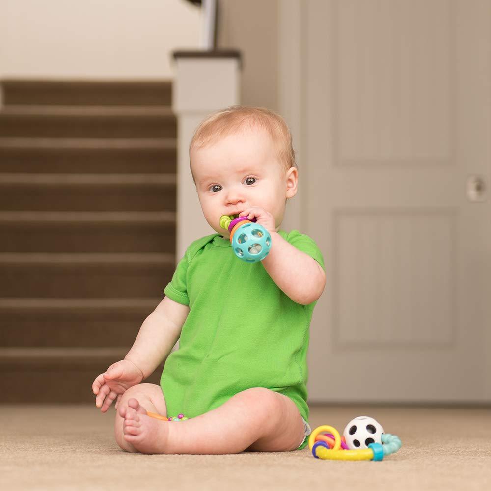 image:imageSassy My First Rattles Newborn Gift Set with 3 Soft and Flexible Rattles Ages 0 Months3 Piece Set