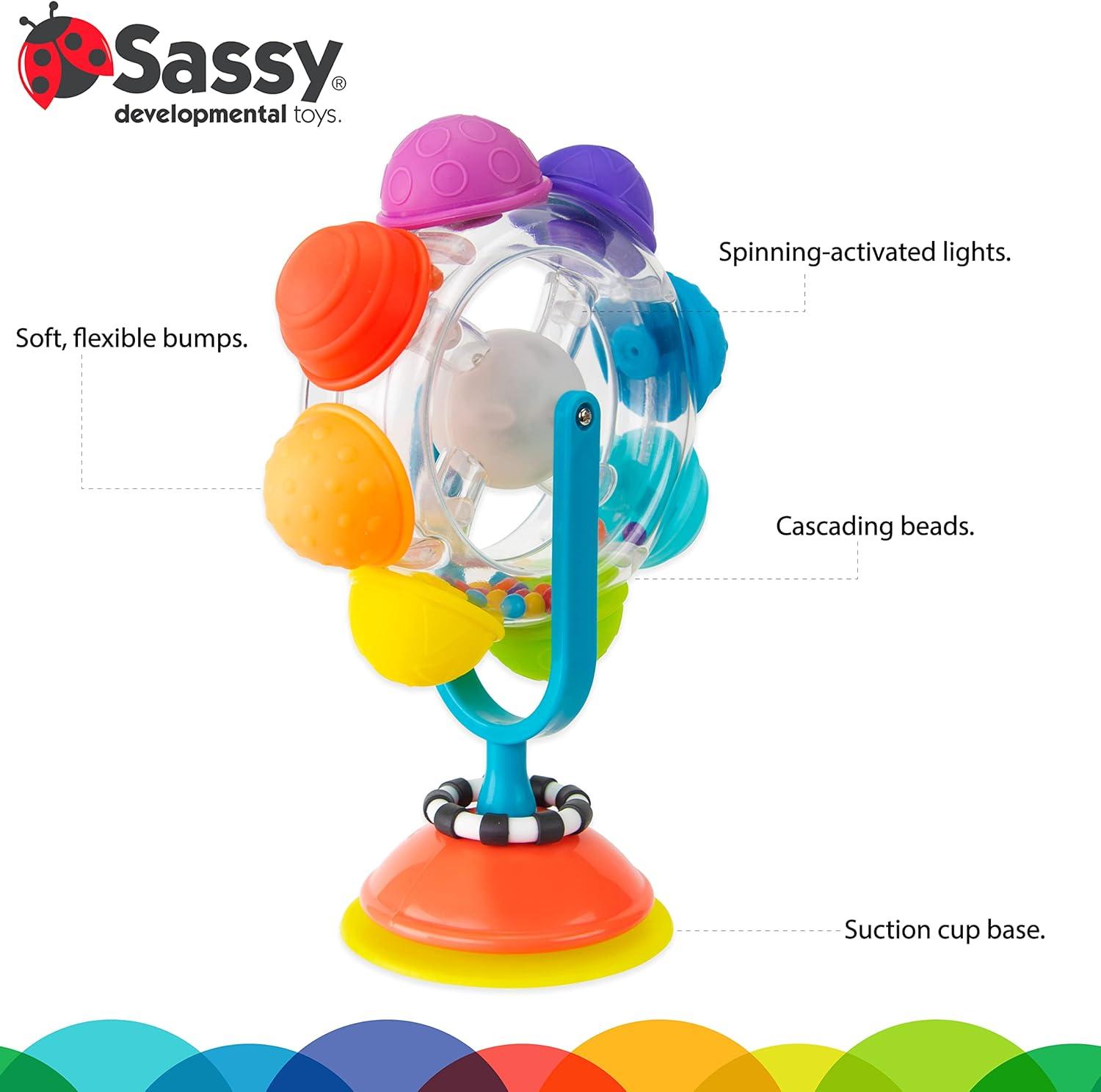 image:imageSassy Rainbow Wheel High Tray Toy Age 6 MonthsMulti