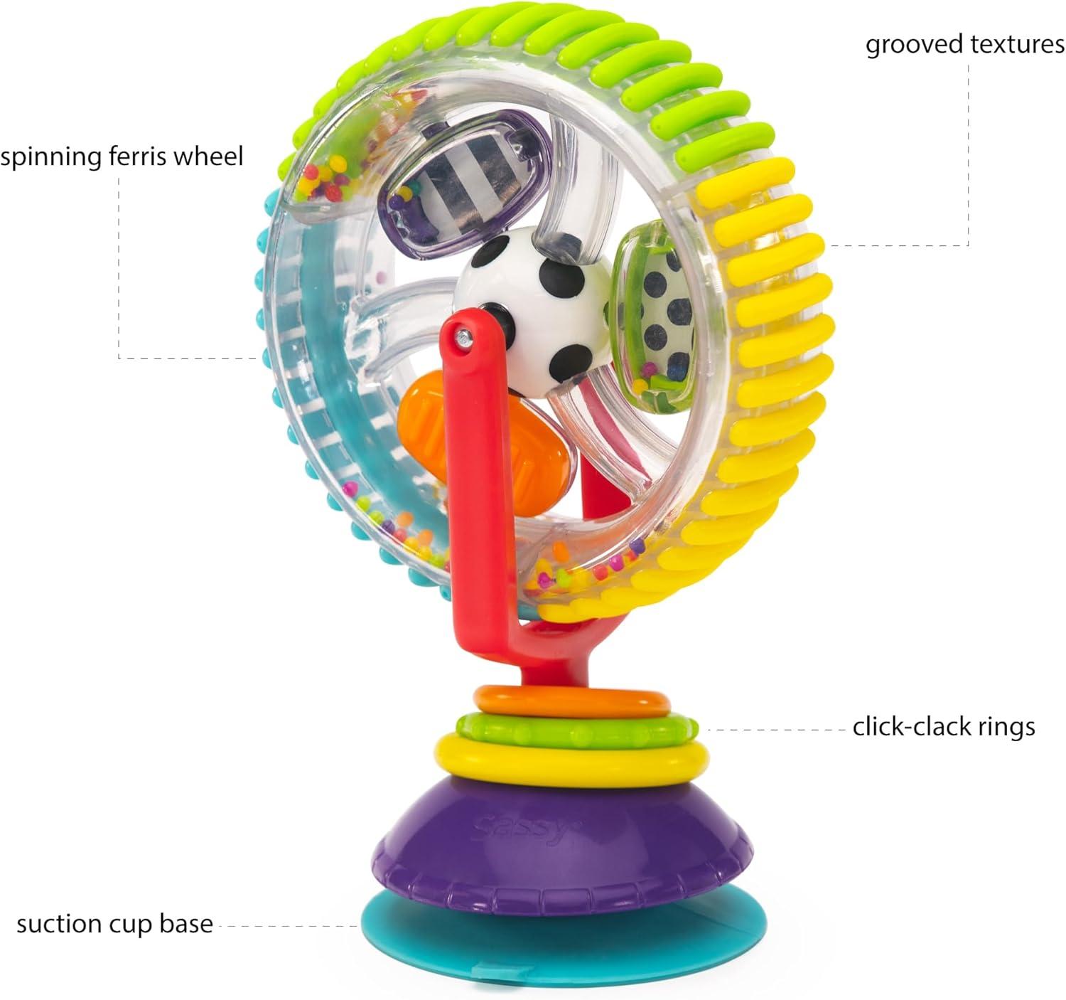 image:imageSassy Rainbow Wheel High Tray Toy Age 6 MonthsWonder Wheel