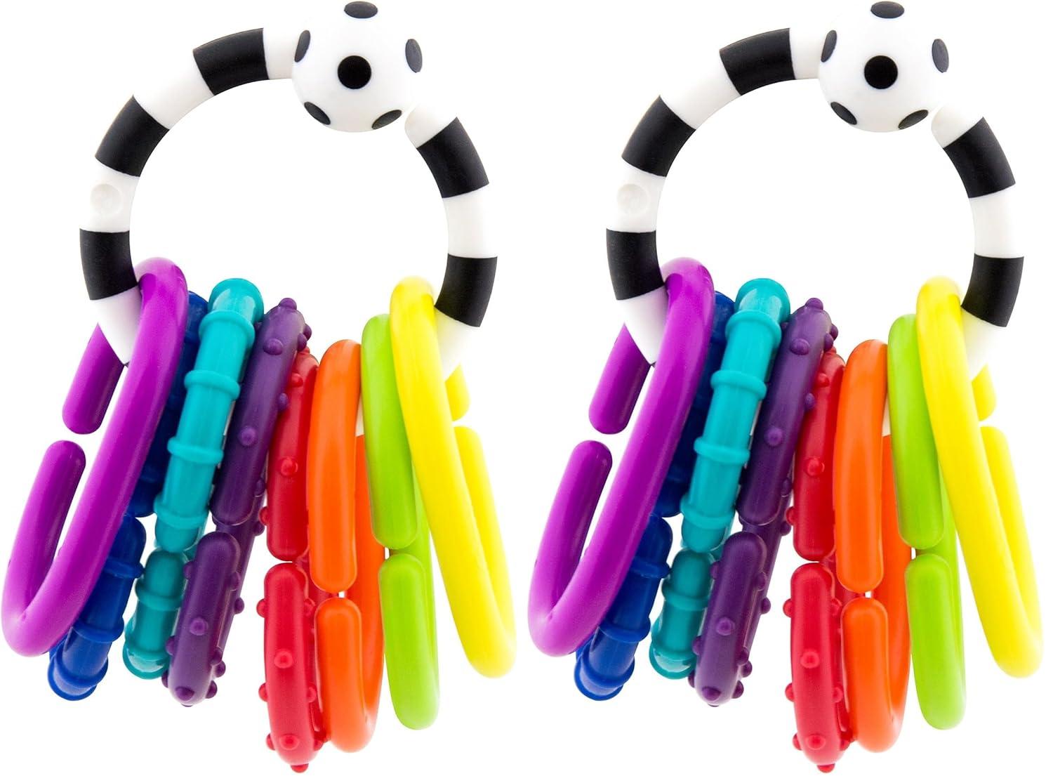image:imageSassy Ring O Links 9 Piece Set Links for Stroller or Carrier Seat 0 MonthsMulticolorAssorted