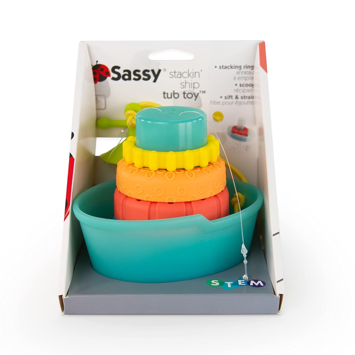 image:imageSassy STACKIN Ship TUB Toy