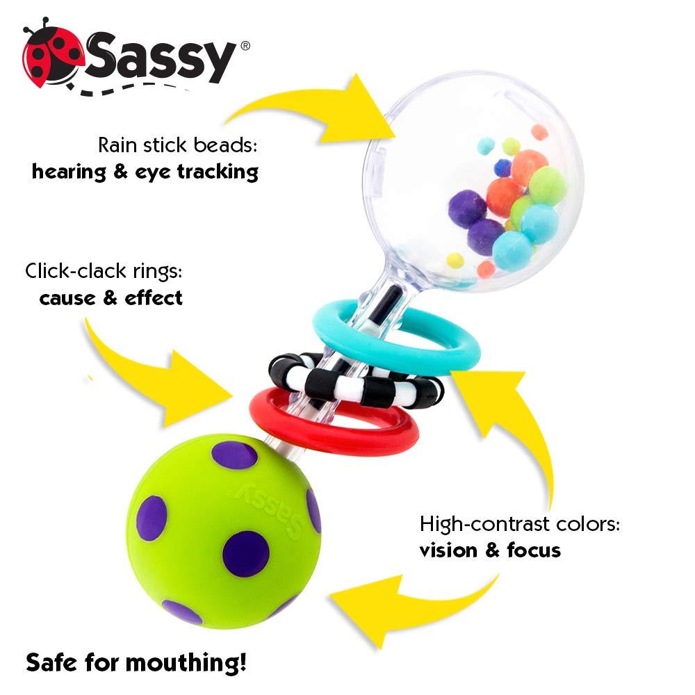 image:imageSassy Spin Shine Rattle Developmental Toy Colors May VarySpin Shine Rattle