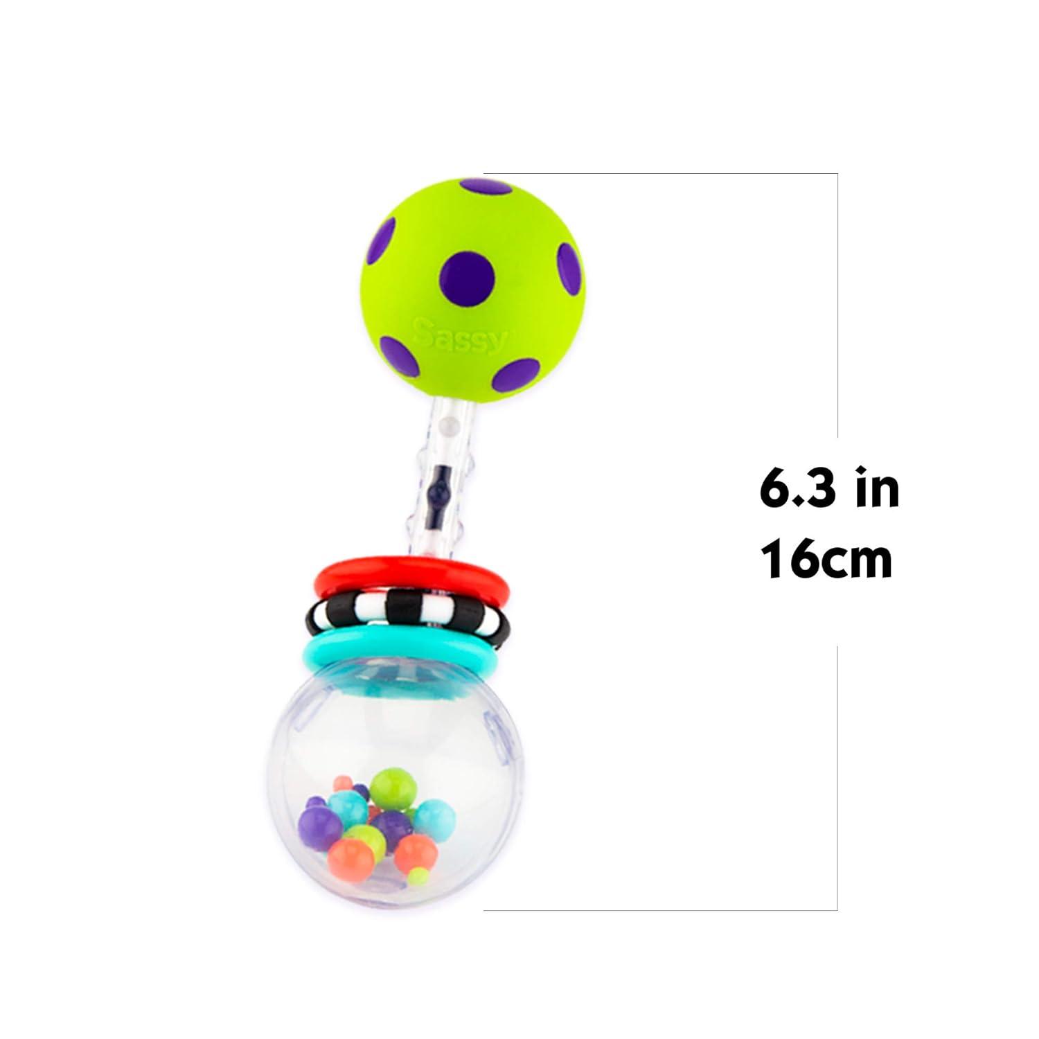 image:imageSassy Spin Shine Rattle Developmental Toy Colors May VarySpin Shine Rattle
