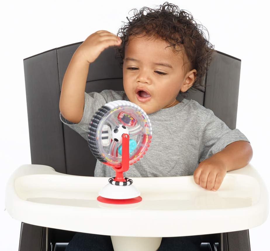 image:imageSassy Wonder Wheel Black amp White Developmental Suction Cup Toy Ages 6 Months1 Count Pack of 1