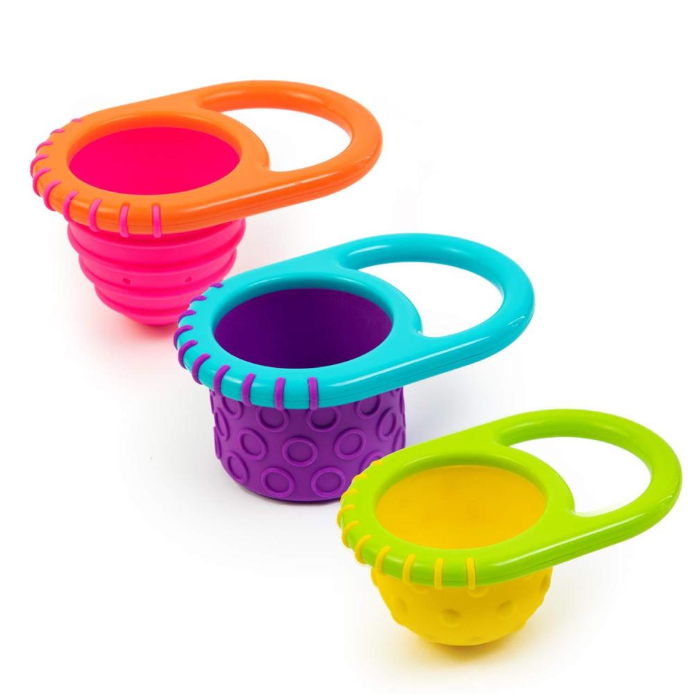 image:imageSassy Flex amp Fill Cups 3Piece Bath Toys