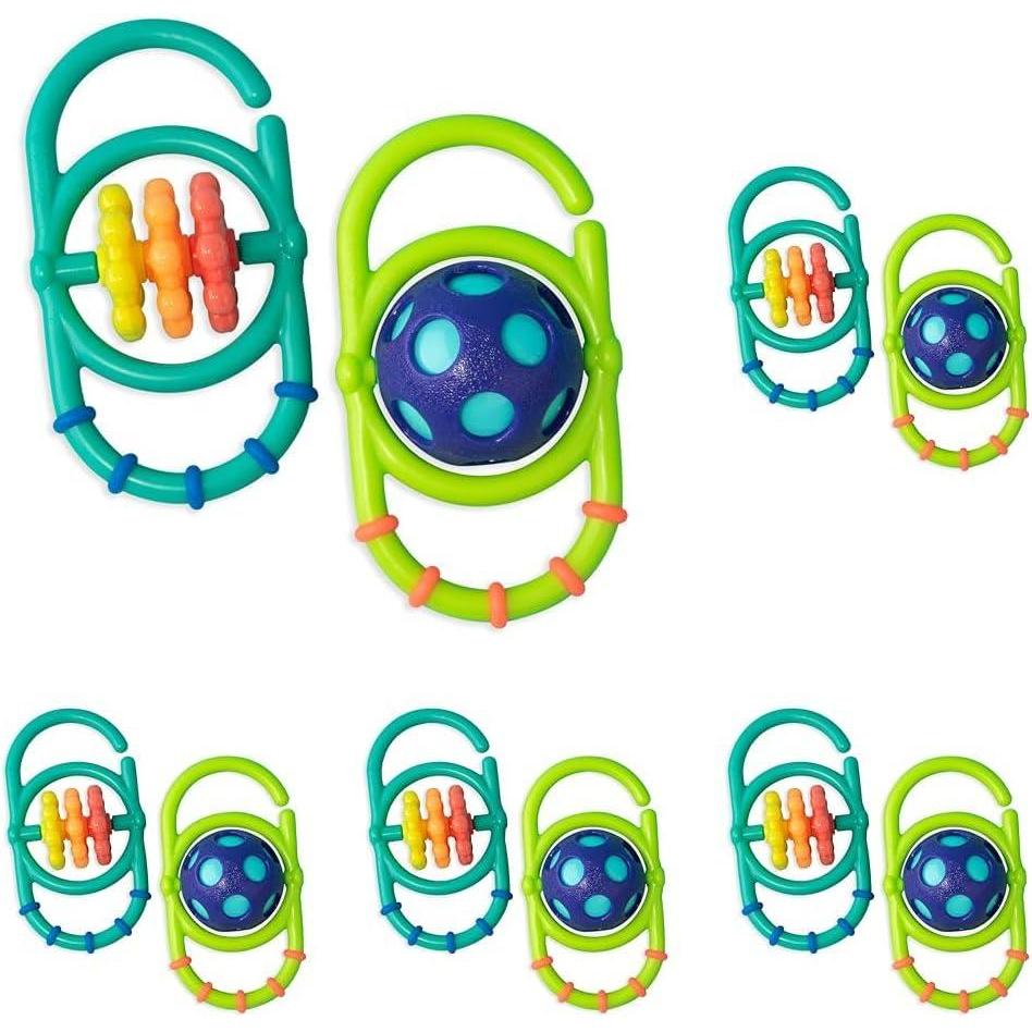 image:imageSassy Linky Links Rattle Set Use Apart or Link Together 2 Pack for Ages 3 Months2 Piece Set Pack of 5