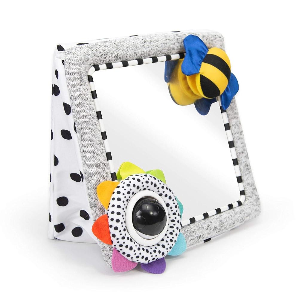 image:imageSassy Tummy Time See Me Floor Mirror for Ages 0 Months 80928White