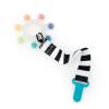 image:imageSassy Rainbow Star Teether with Keeper  Textured Silicone Teether for Teething  Ages 3 Months and Up
