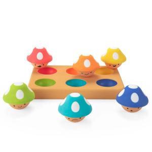 Sassy Mischievous Matching Mushrooms, Sorting Board, Social Emotional Learning Toy, STEM, 12+ Months((Pack of 1))