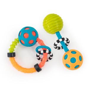 Sassy My First Bend & Flex Rattle Set – 2 Piece – for Ages 0+ Months(2 Piece Gift Set)