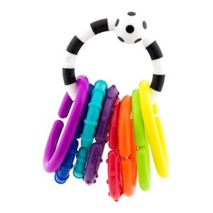 Sassy Ring O Links 9 Piece Set, Links for Stroller or Carrier Seat, 0+ Months(Multicolor/Assorted)