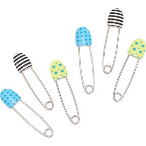Sassy Sassy Decorative Diaper Pins 6 Count(6 Count (Pack of 1))