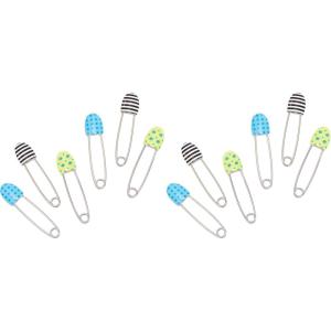 Sassy Sassy Decorative Diaper Pins 6 Count(6 Count (Pack of 2))