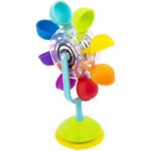 Sassy Whirling Waterfall Suction Toy for Bathtime – Stem – Ages 12+ Months, Multi(Small)